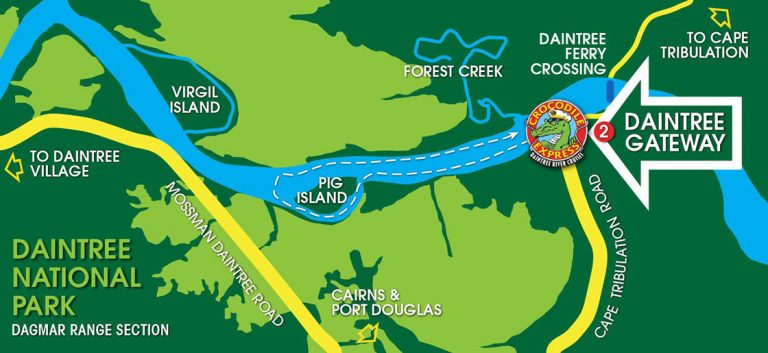 Daintree River Cruise 2 Map
